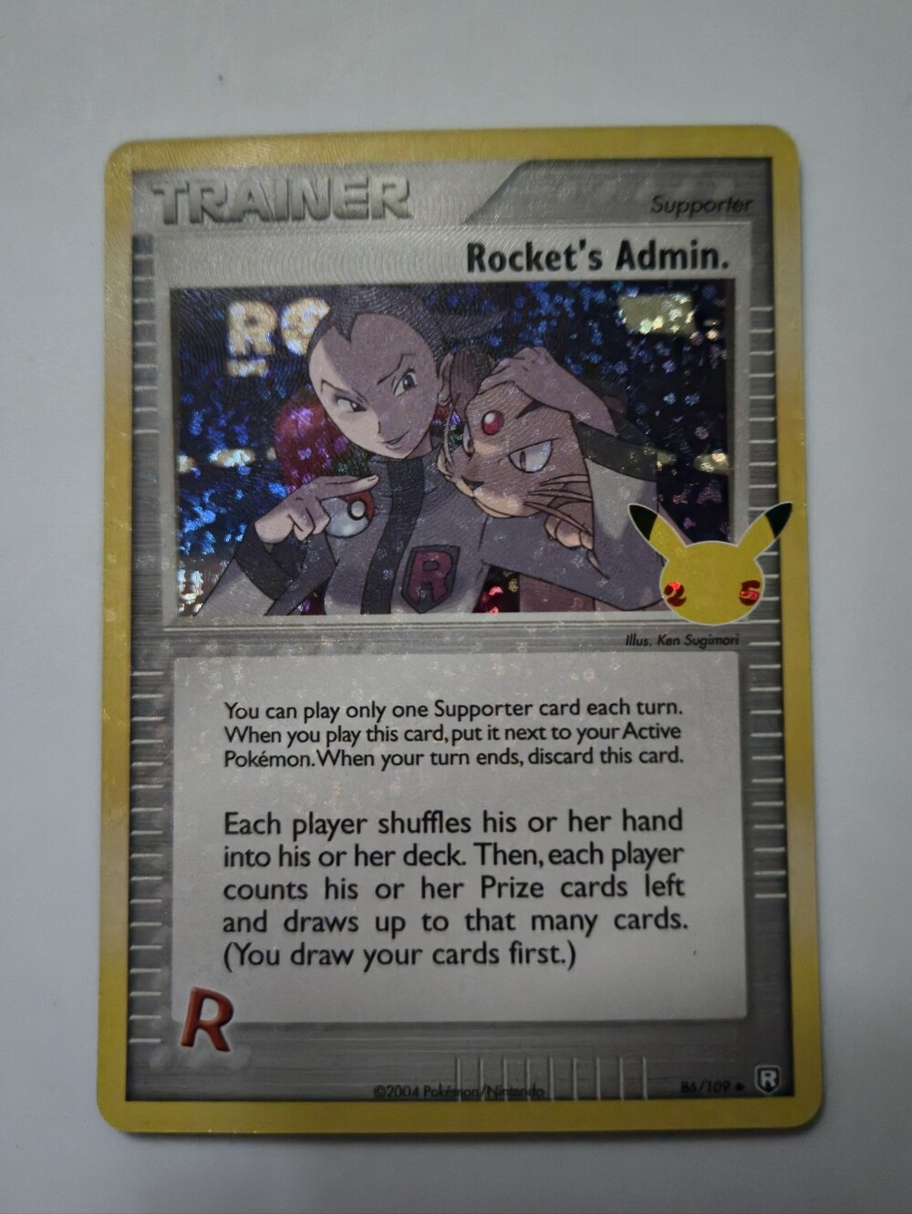 Rocket's Admin. #86 | Pokemon Celebrations Holo Card